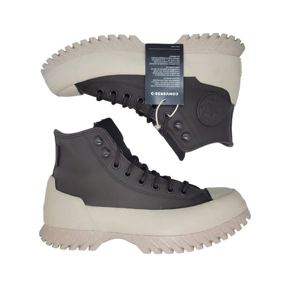 Converse Shoes - 🤩Converse  Sz 9 Women Chunky Shoes Chuck Taylor All Star leather boots Brown Ne
